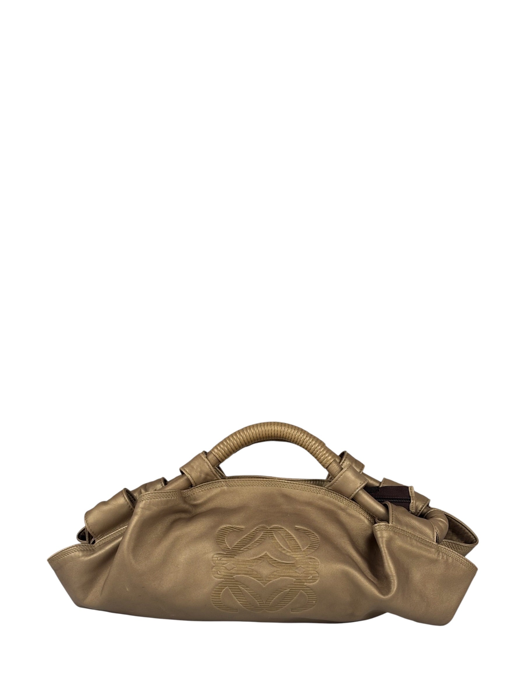 Loewe Beige Nappa Aire Anagram Hand Bag