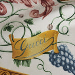 Gucci Vintage Silk Floral Vase Scarf