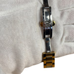 Gucci Vintage White Dial Rectangular Link Bracelet Watch