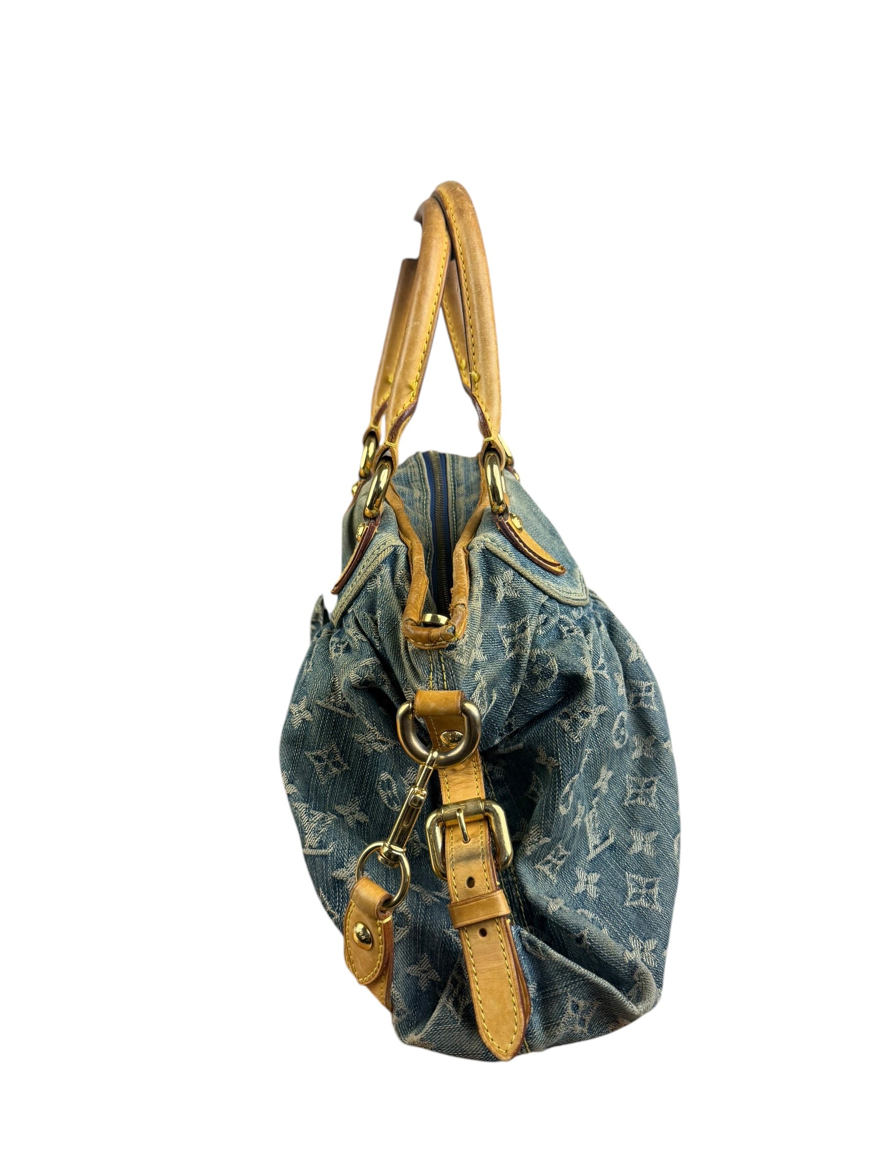 Louis Vuitton Blue Denim Monogram Neo Cabby Two-Way Bag MM