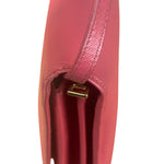 Prada Pink Saffiano Leather Pouchette