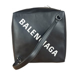 Balenciaga Black Leather Giant Box Bag