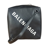 Balenciaga Black Leather Giant Box Bag