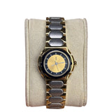 YSL 2 Tone Round Dial Navy Bezel