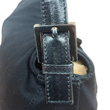 Fendi Vintage Black Mamma Baguette Shoulder Bag