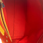 Louis Vuitton Red Canvas Monogram Vernis Hand Bag