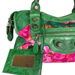 Balenicaga Floral Print Le City Bag