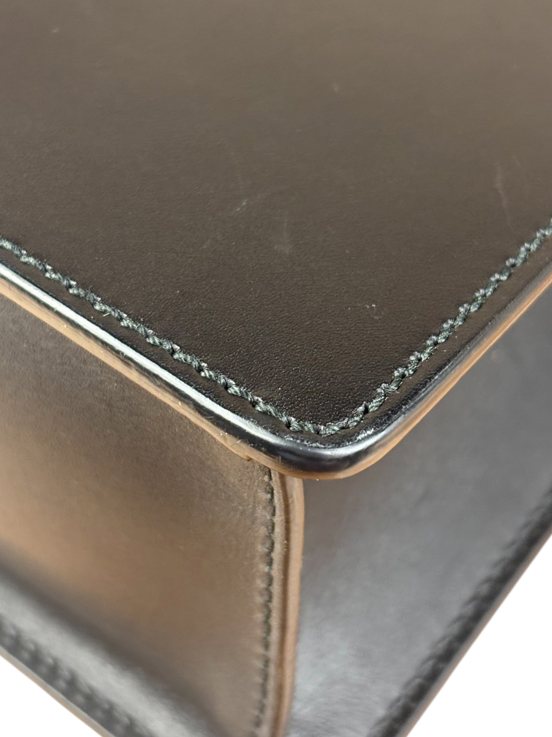 Gucci Black Leather Sylvie Small Hand/Shoulder Bag