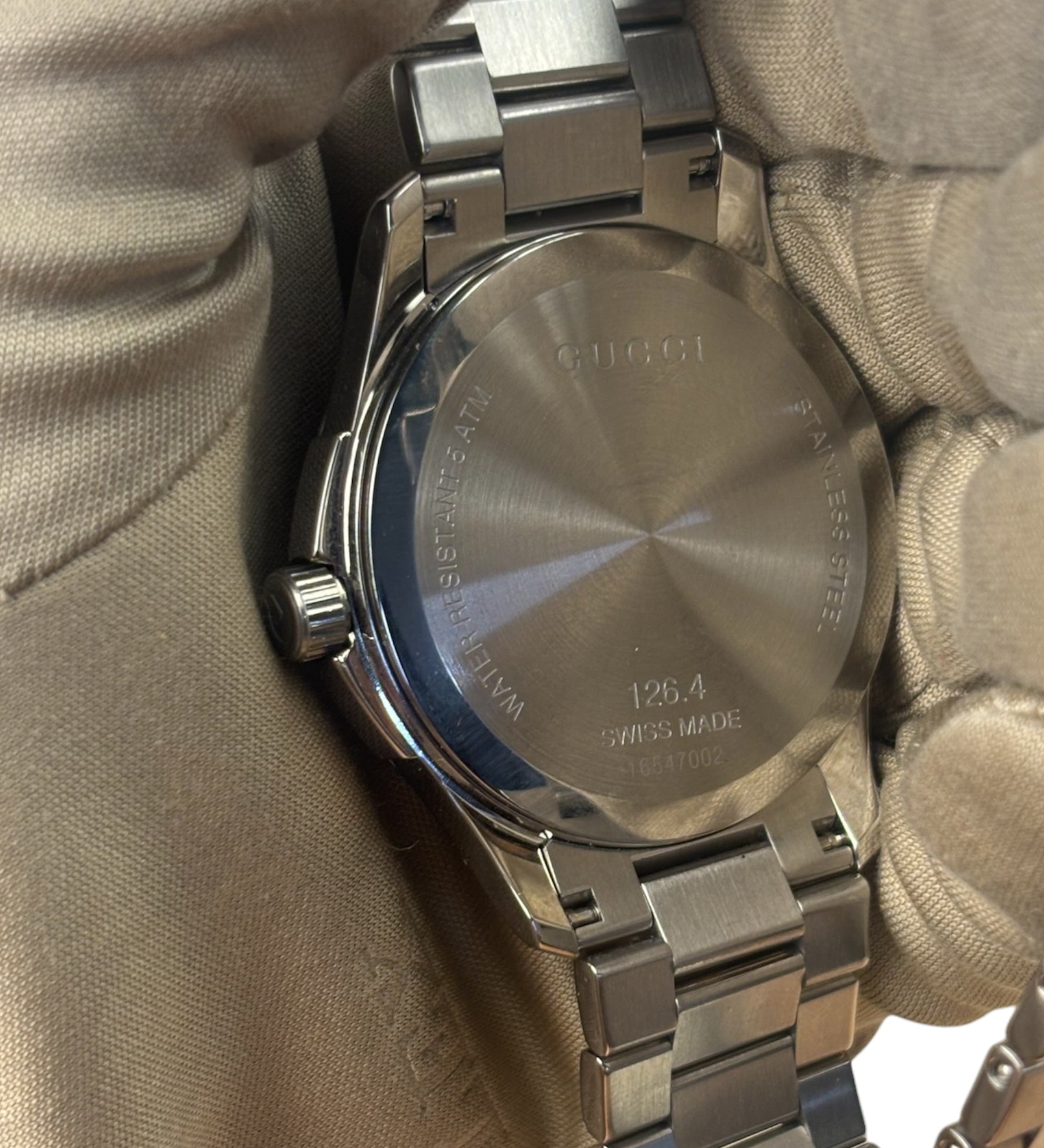 Gucci 126.3 Blue Dial