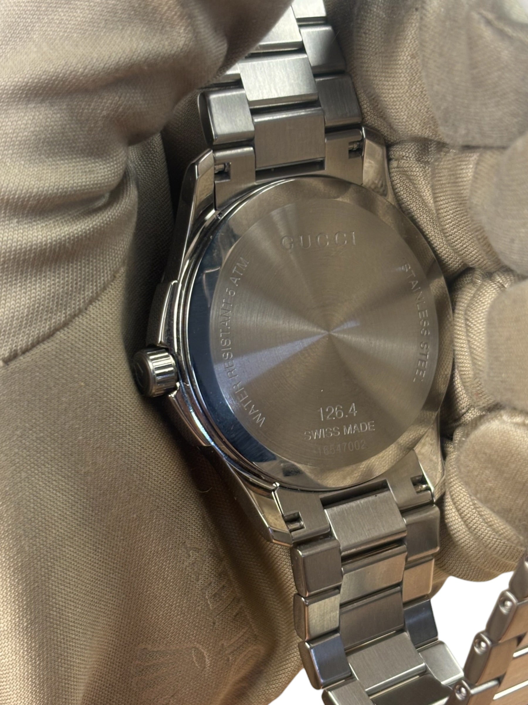 Gucci 126.3 Blue Dial