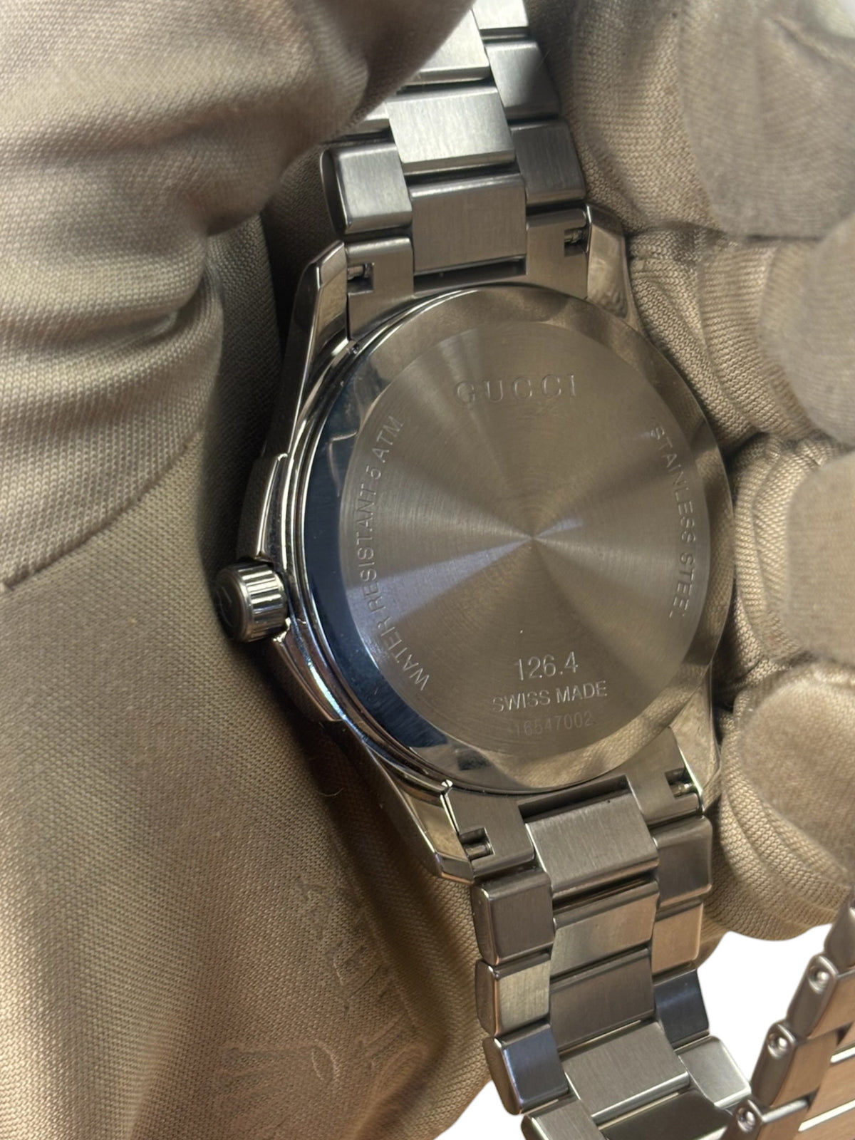 Gucci 126.3 Blue Dial