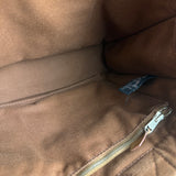 Hermes Brown Canvas Fourre Tout PM