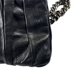 Gucci Black Leather Galaxy Wristlet Clutch