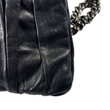Gucci Black Leather Galaxy Wristlet Clutch
