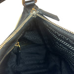 Prada Vintage Black Leather Pochette