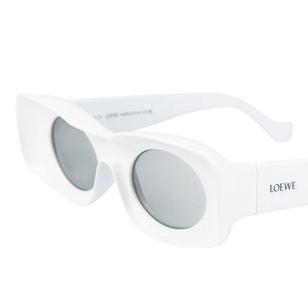 Loewe Ibiza Rectangular Frame Sunglasses White