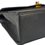 Chanel Jersey Quilted Mademoiselle Lock Flap Bag 1989