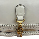 Gucci Limited Edition White Leather Marrakech Satchel Shoulder Bag
