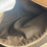 Gucci Vintage Beige Leather Ruched Handle Tote