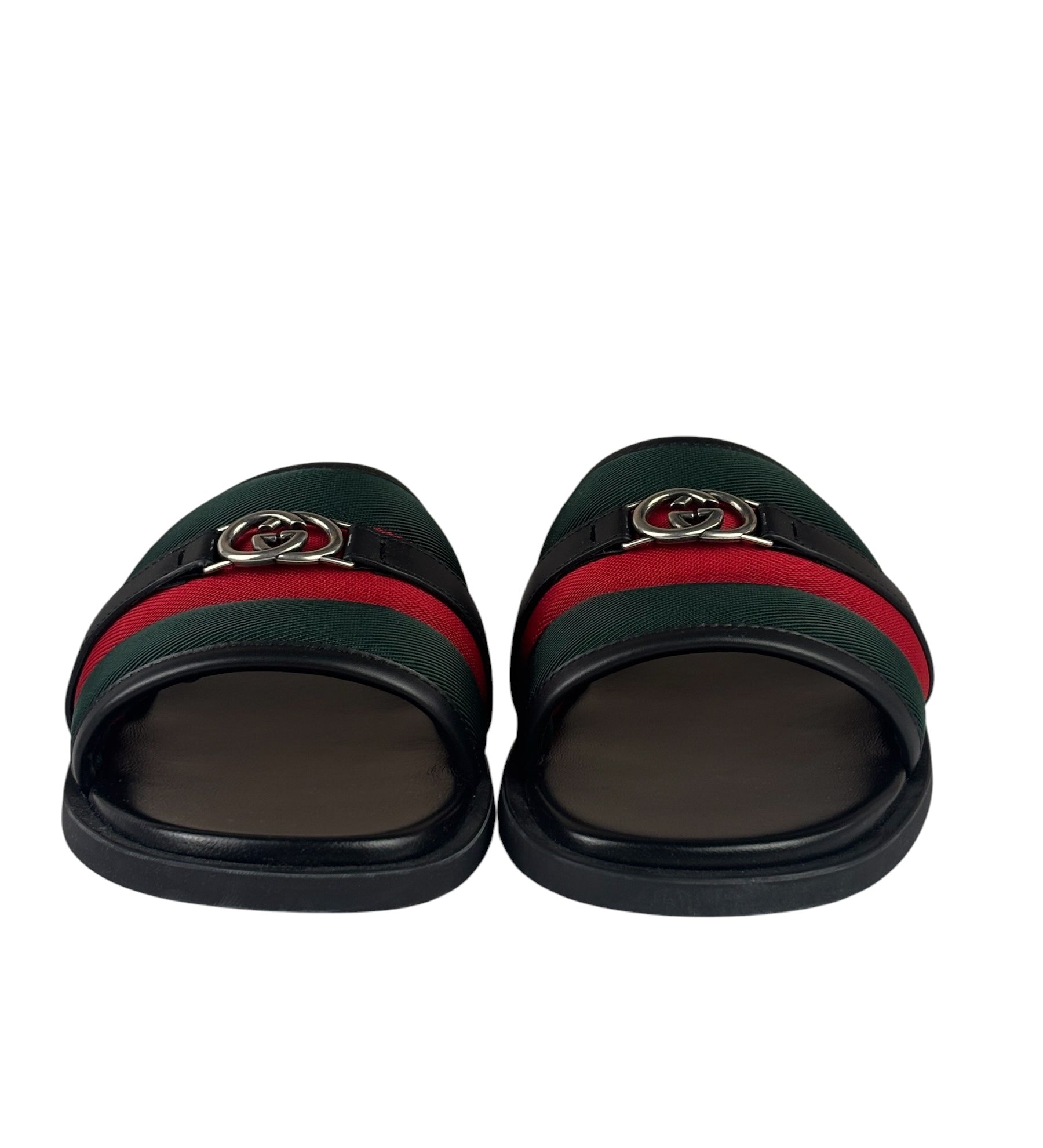 Gucci Interlocking G Sherry Line Leather Sandals