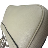 Gucci Soho Chain Flap Shoulder Bag White