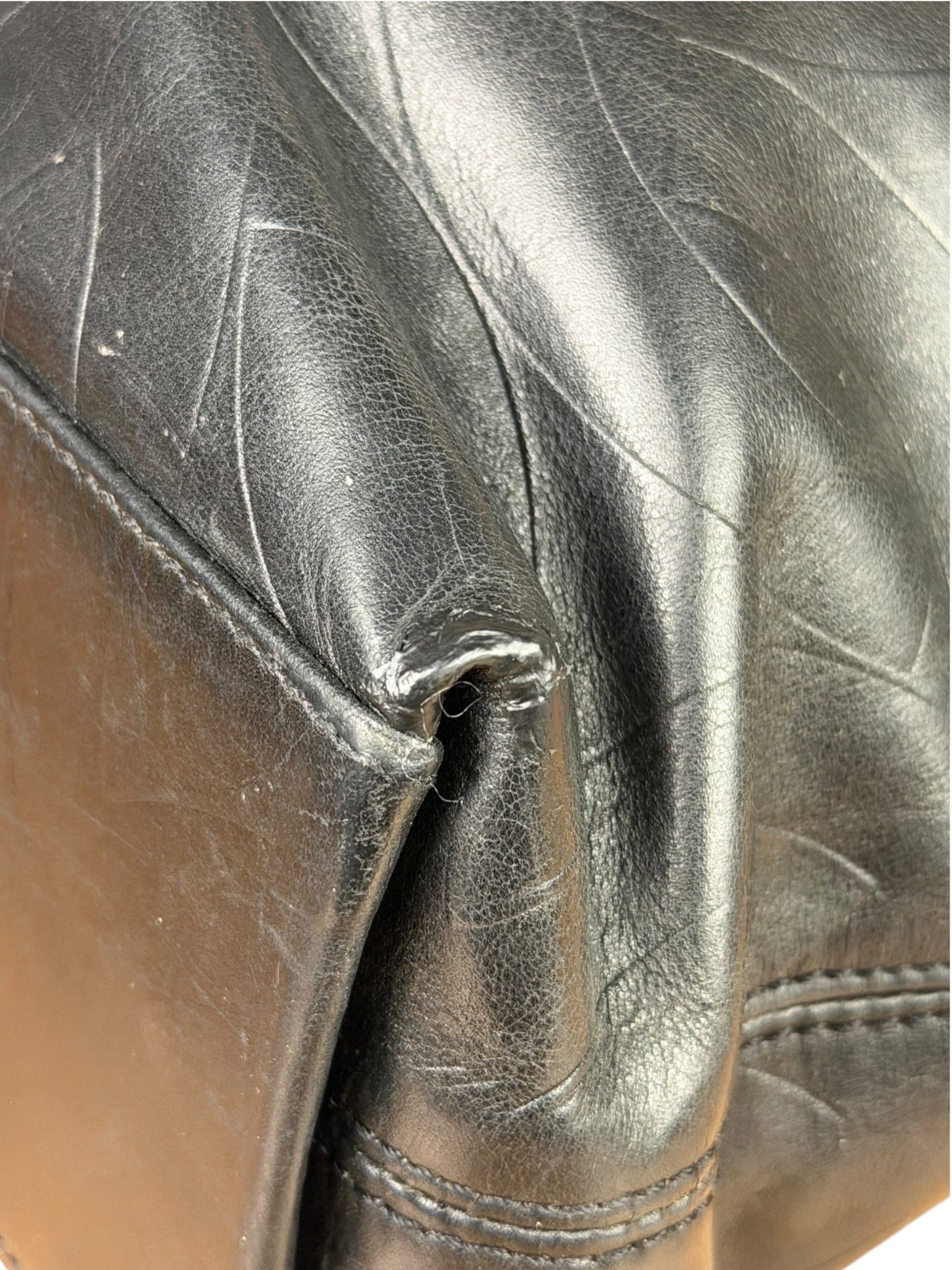 Chanel Black Lambskin CC Swirl Pattern Tote 2000