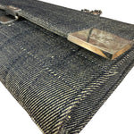 Chanel Denim Chocolate Bar Chain Flap Bag 2002