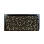 Celine Vintage Macadam Long Wallet Brown