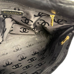 Chanel Black Patent Floral Cutout Tote (Patent Damaged) 2003