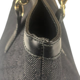 Gucci GG Black Canvas Capri Chain Tote Bag