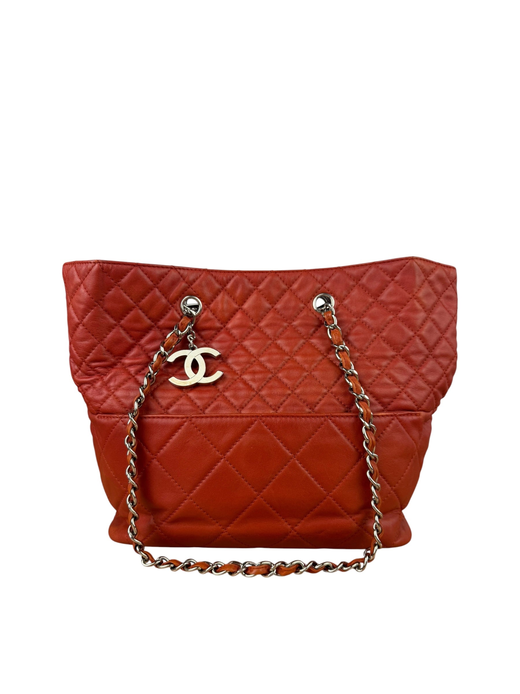 Chanel Quilted Lambskin In The Business North/South Tote 2010
