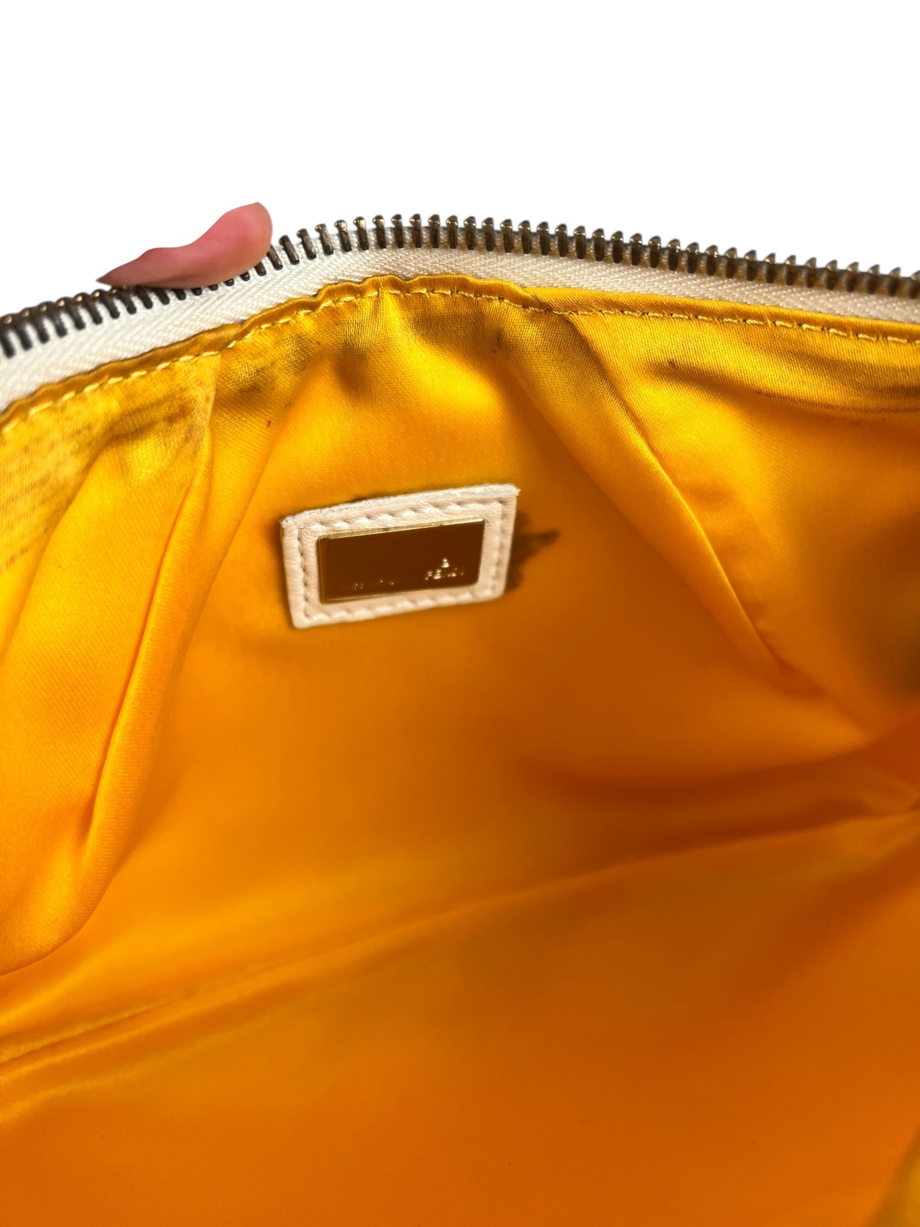 Fendi Sparkle Zucca Pochette Shoulder Bag