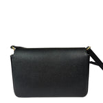Burberry Black Leather Trim House Hampshire Crossbody
