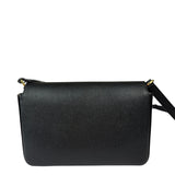 Burberry Black Leather Trim House Hampshire Crossbody