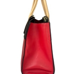 Louis Vuitton Red Leather City Steamer Handbag MM