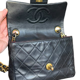 Chanel Black Leather Classic Mini Flap Bag ‘94-‘96