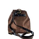 Balenciaga Vintage Brown Nylon Mini Backpack
