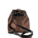 Balenciaga Vintage Brown Nylon Mini Backpack
