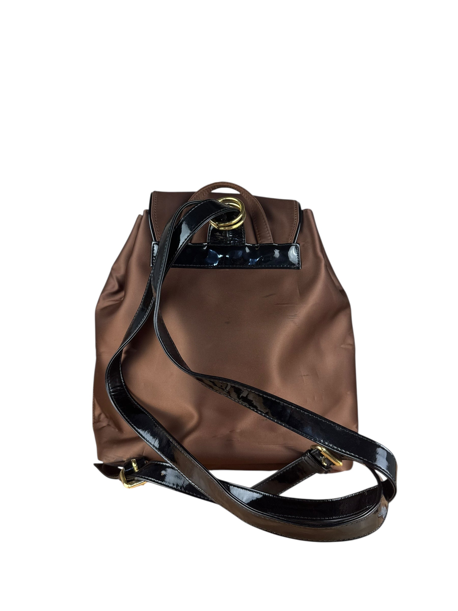 Balenciaga Vintage Brown Nylon Mini Backpack