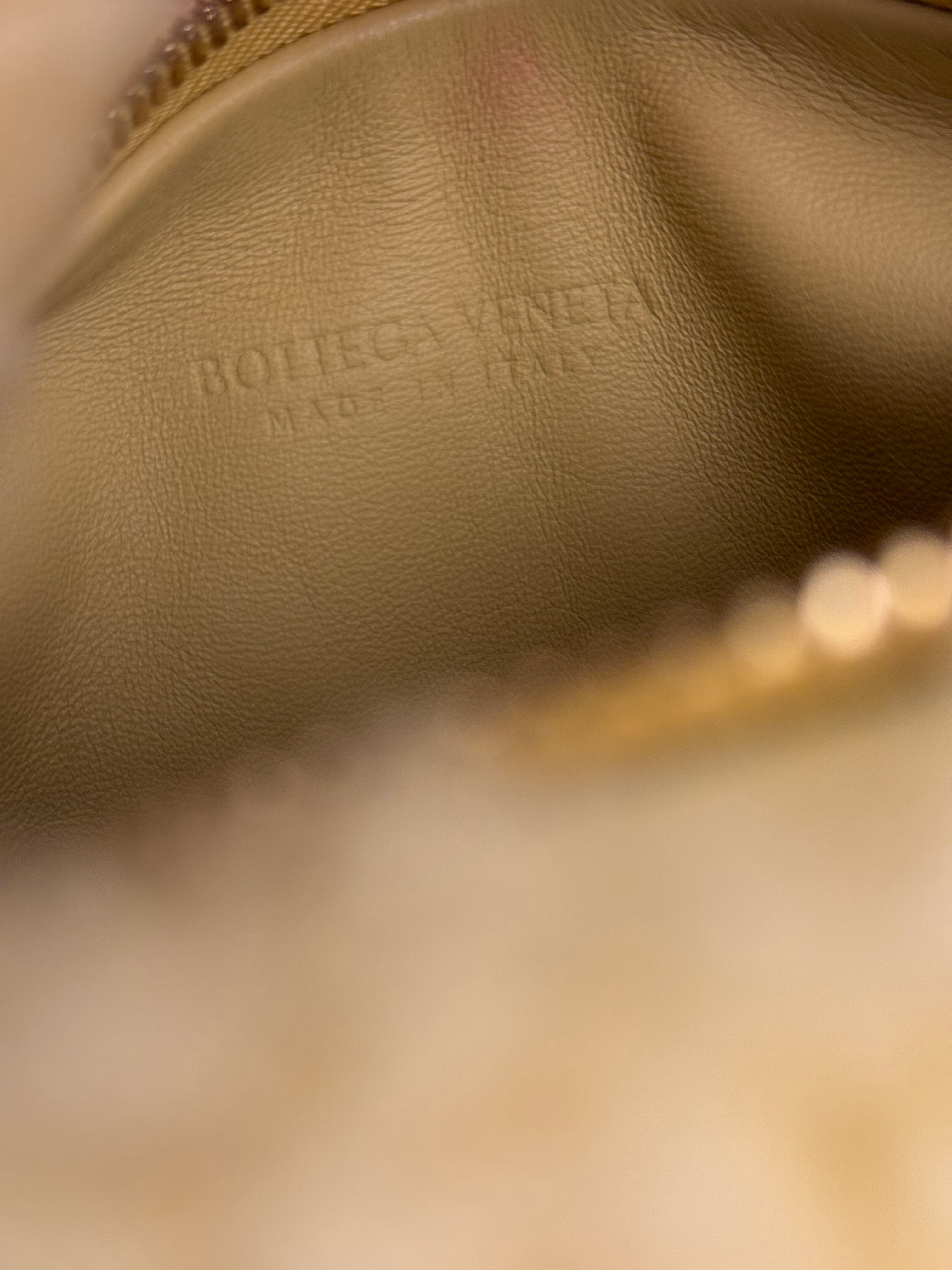 Bottega Veneta Yellow Shearling Mini Jodie Bag