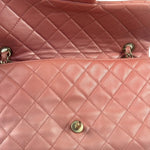 Chanel Pink Quilted Lambskin Timeless Chain Shoulder Bag 2010