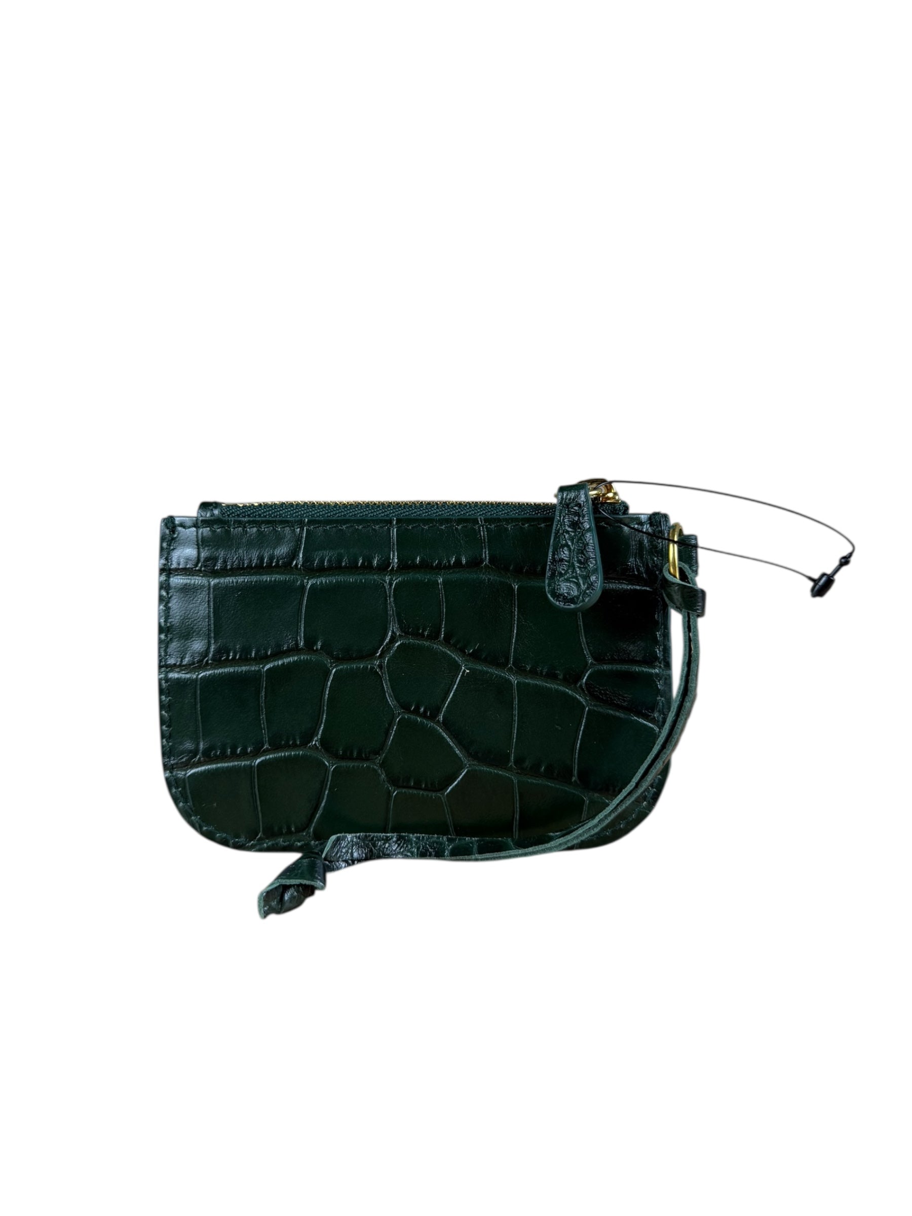 Balenciaga Green Zip Pouch
