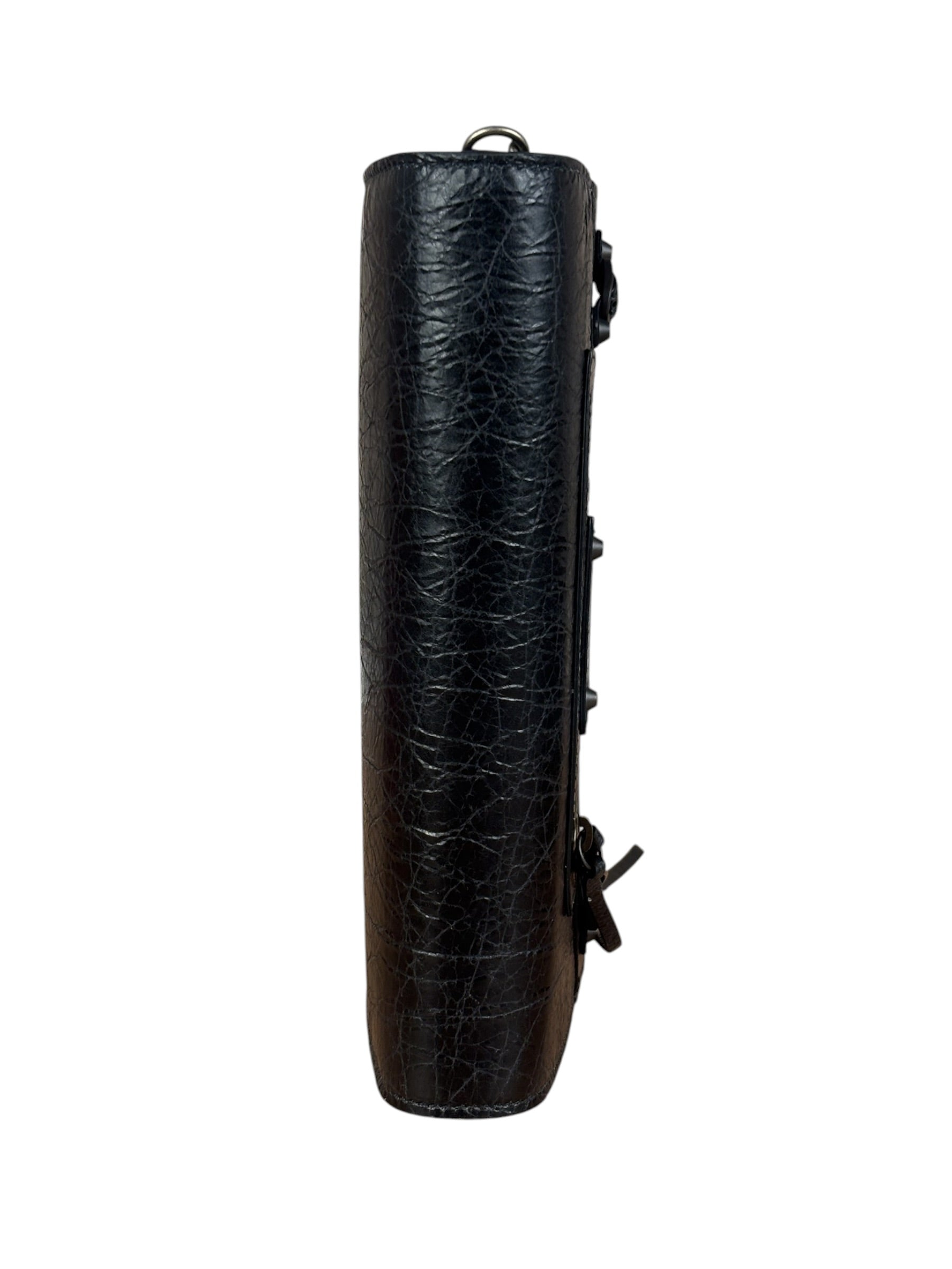Balenciaga Black Croc Embossed Le City Clutch/Wallet