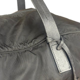 Prada Vintage Black Nylon Bowler Bag