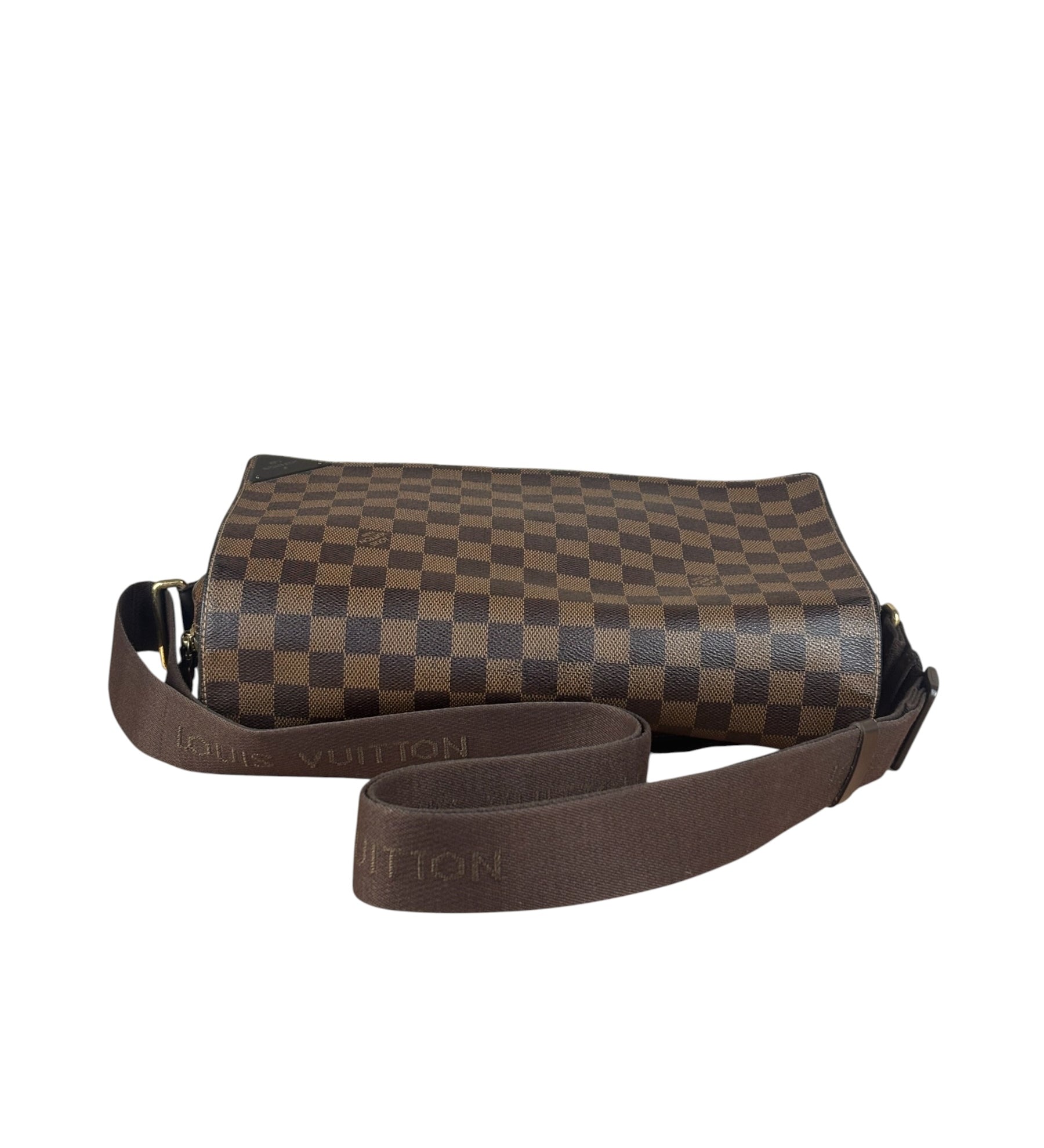 Louis Vuitton Damier Ebene Shelton Messenger Shoulder Bag MM