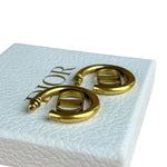 Dior CD Gold Hoop Earrings 2021