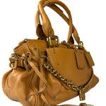 Chloe Tan Brown Leather Paddington Shoulder Bag