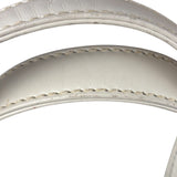 Chanel White CC Lambskin Wild Stitch Handbag 2003