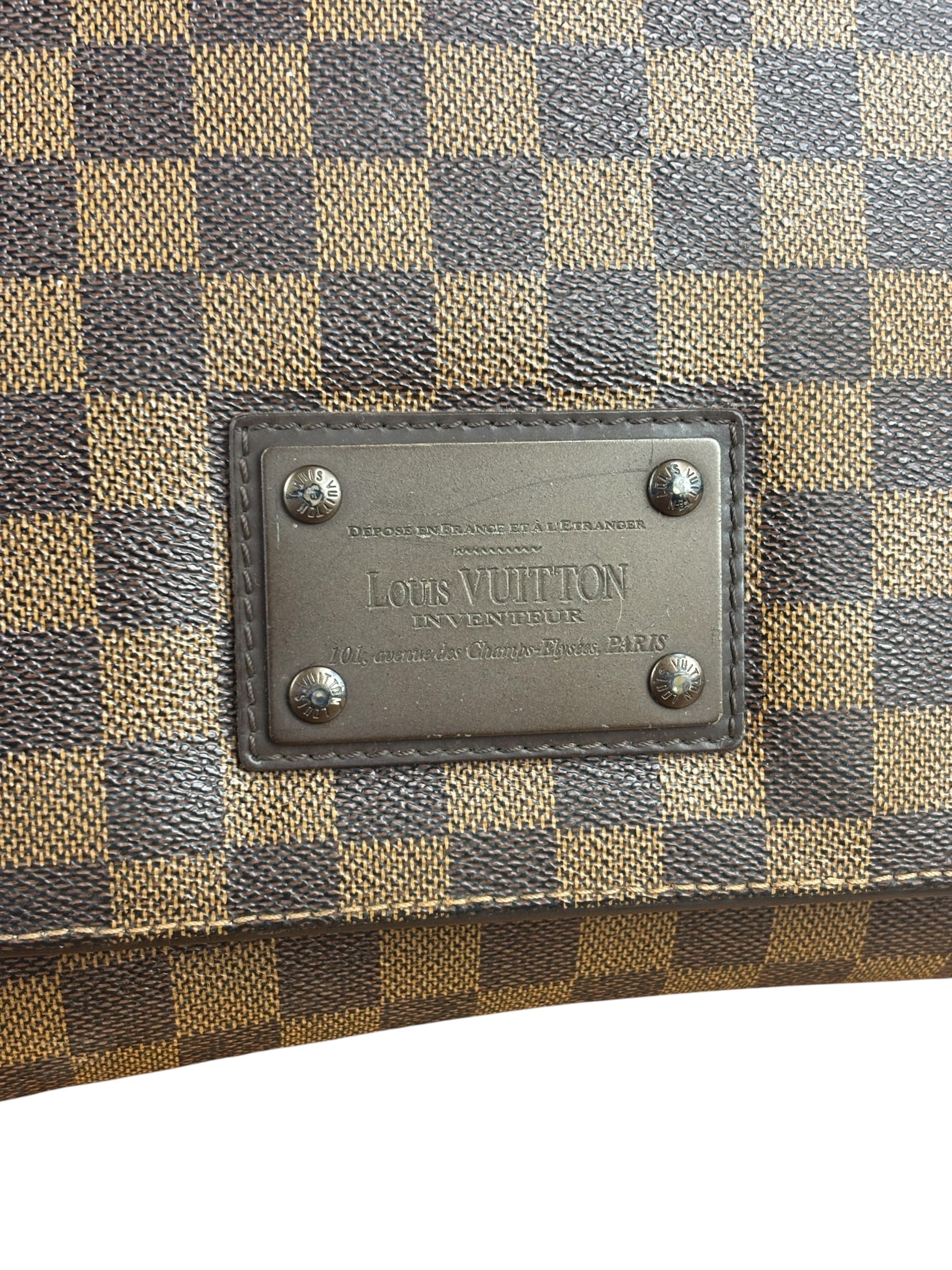Louis Vuitton Damier Ebene Monogram Messenger Shoulder Bag