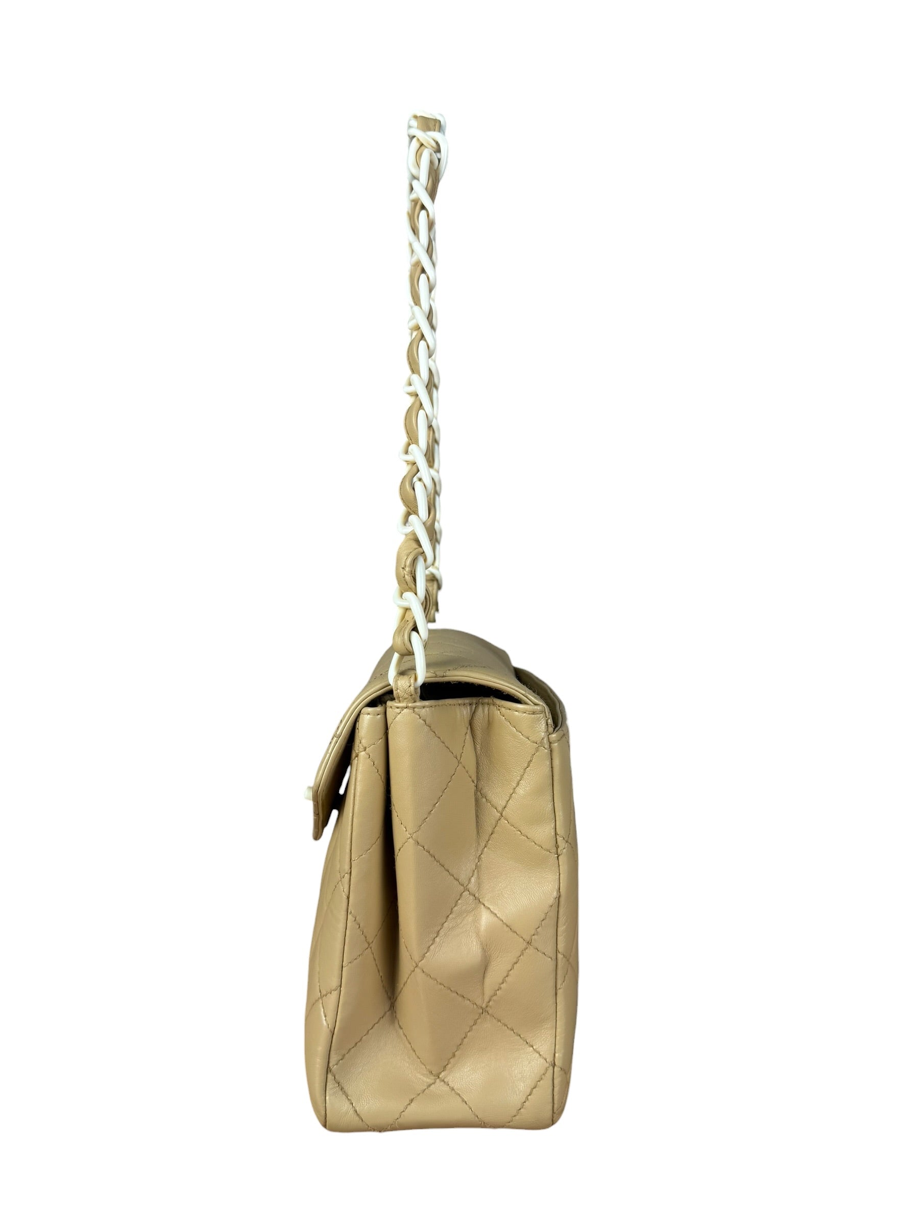 Chanel Acrylic Chain Quilted Flap Bag 1997